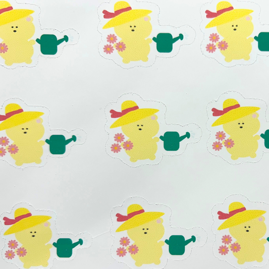 Beary Cute Gardening Stickers