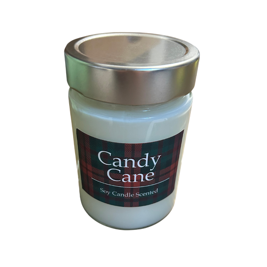 Candy Cane Candle